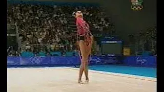 Alina Kabaeva Hoop Qualification Sydney 2000