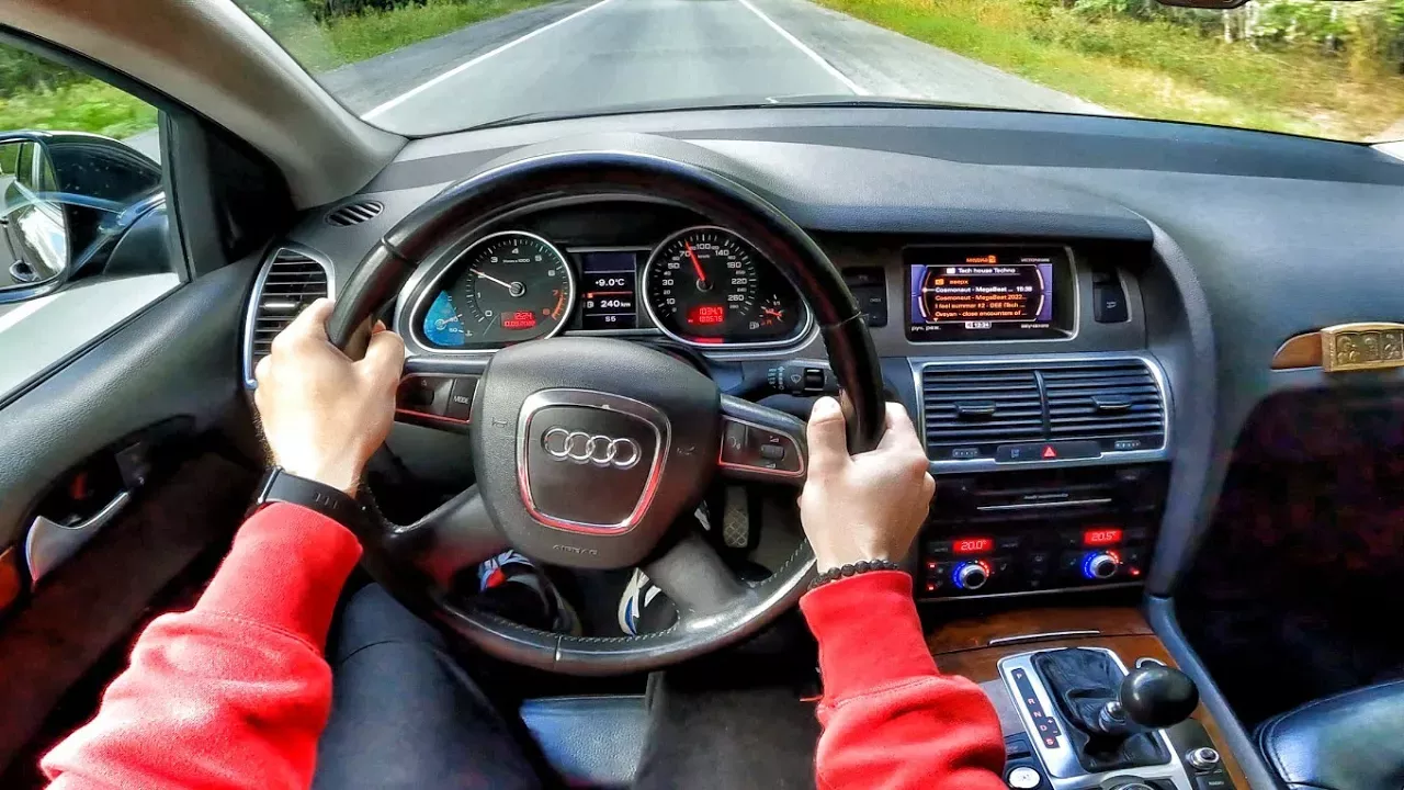 2010 Audi Q7 Quattro 3.6 AT - POV TEST DRIVE