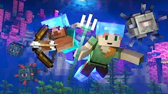 OCEAN MONUMENT - Alex and Steve Life (Minecraft Animation)