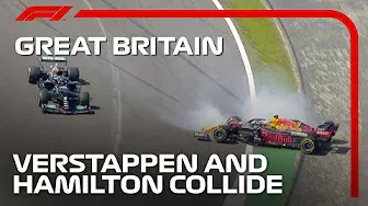 Verstappen & Hamilton Collide At Silverstone | 2021 British Grand Prix