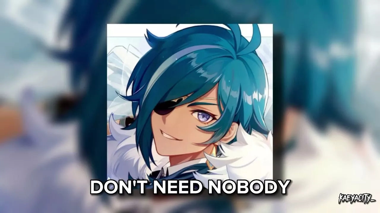 I don't need nobody [sped up]