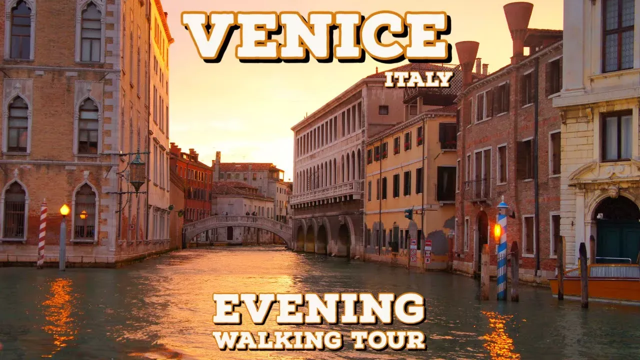 Venice, Italy 🇮🇹 | Hot Summer Evening Walking Tour 2022 - 4K/60fps HDR
