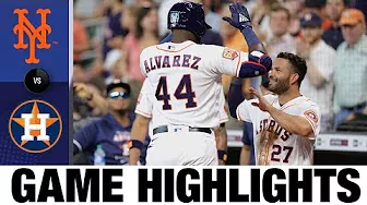 Mets vs. Astros Game Highlights (6/22/22) | MLB Highlights