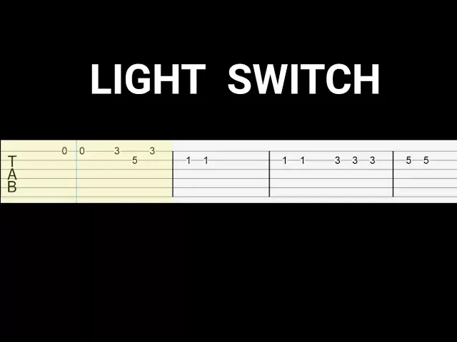 Charlie Puth - Light Switch (Easy Guitar Tab Tutorial)
