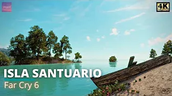 Walking in Far Cry 6 - Tropical Island of Santuario [ 4K Ultra Graphics - Relaxing Ambience ]