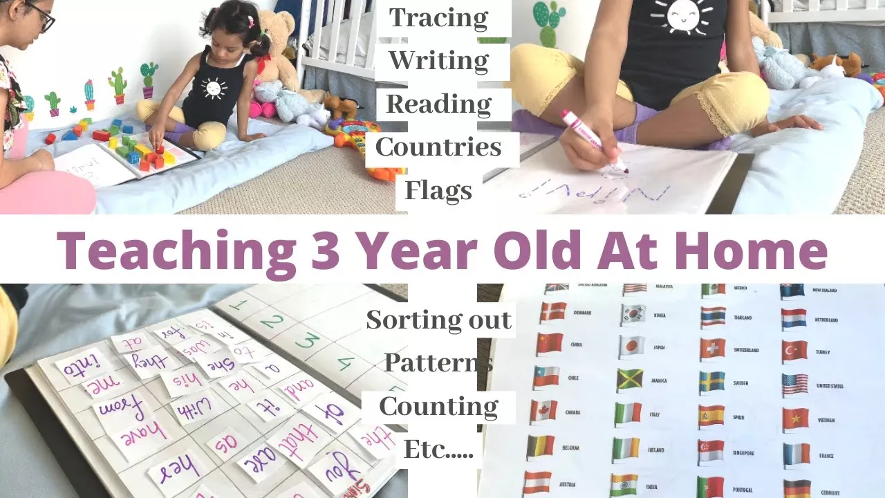How & What To Teach A 3 Year Old (HOME SCHOOL) | Gautam Pragya