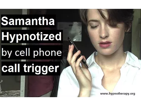 Samantha Deeply Hypnotized- cell phone trigger, eye roll, awakening, afterthoughts #hypnosis #NLP