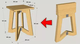 HOW TO MAKE A SIMPLE FOLDING CHAIR STEP BY STEP