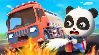 Firefighter Rescue Team | Fire Truck, Police Car | Monster Truck | Kids Song | BabyBus