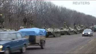 Около Артемовска большая колонна украинских войск