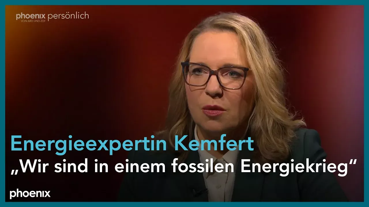 phoenix persönlich: Energieexpertin Claudia Kemfert zu Gast bei Eva Lindenau