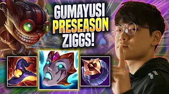 GUMAYUSI TESTING HOW GOOD IS ZIGGS NOW! - T1 Gumayusi Plays Ziggs ADC vs Ezreal! | Preseason 2023