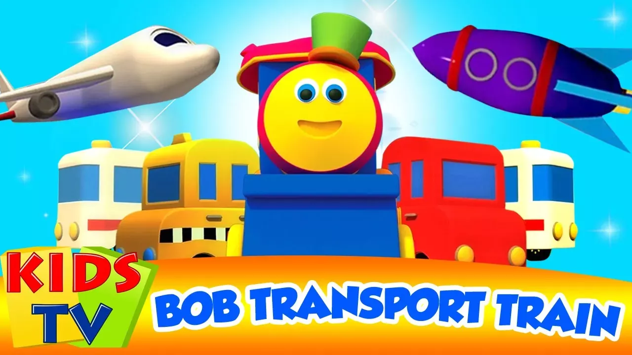 Bob le train | Apprendre le transport | Comptines bébé | Kids Tv Française | Chansons pour enfants