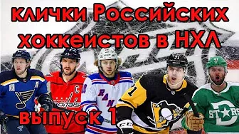 ПРОЗВИЩА Российских хоккеистов в НХЛ - Овечкин, Малкин, Радулов, Тарасенко, Панарин