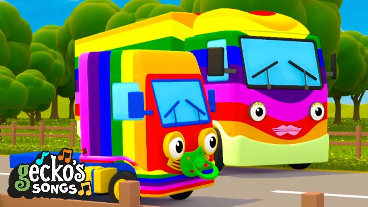 Rainbow Baby Truck Where Are You? | Gecko's Garage Songs｜Kids Songs｜Trucks for Kids