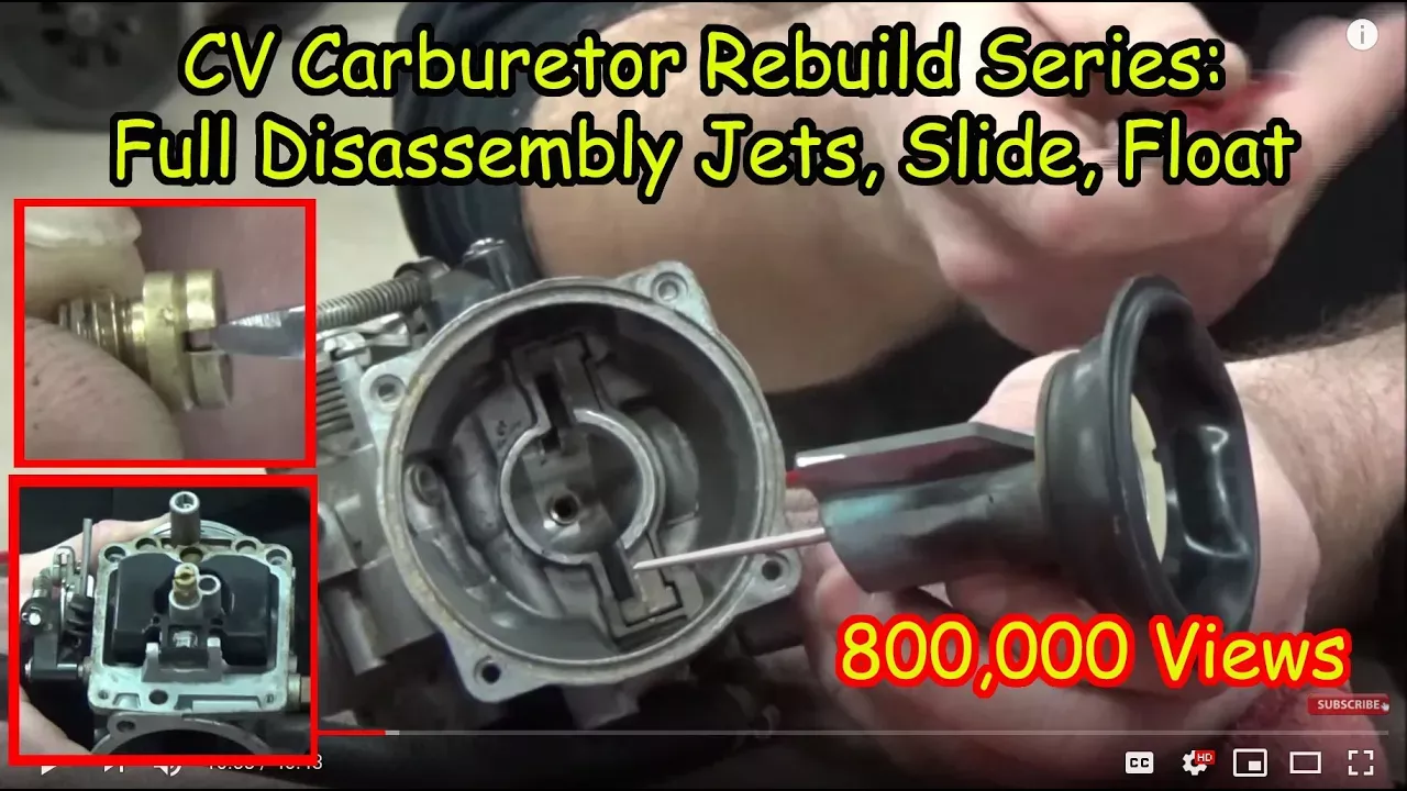 01 "How to" CV Carburetor : Disassembly Recording Jets and Settings Cleaning Carb Rebuild Series
