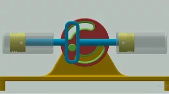 How Scotch Yoke Mechanism Works! | Best 3D Animation