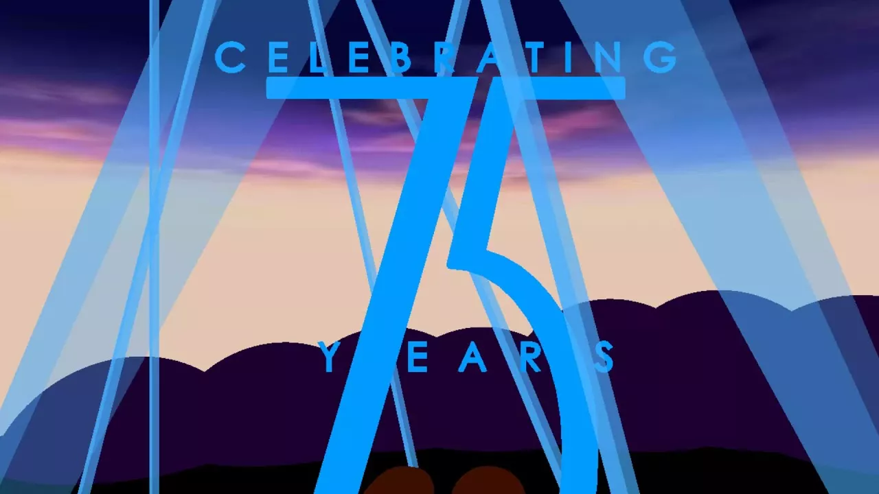 TCF Celebrating 75 Years Logo Remake V2