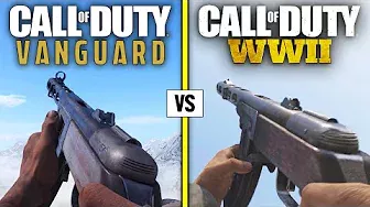 Call of Duty WW2 vs VANGUARD [2021] — Weapons Comparison