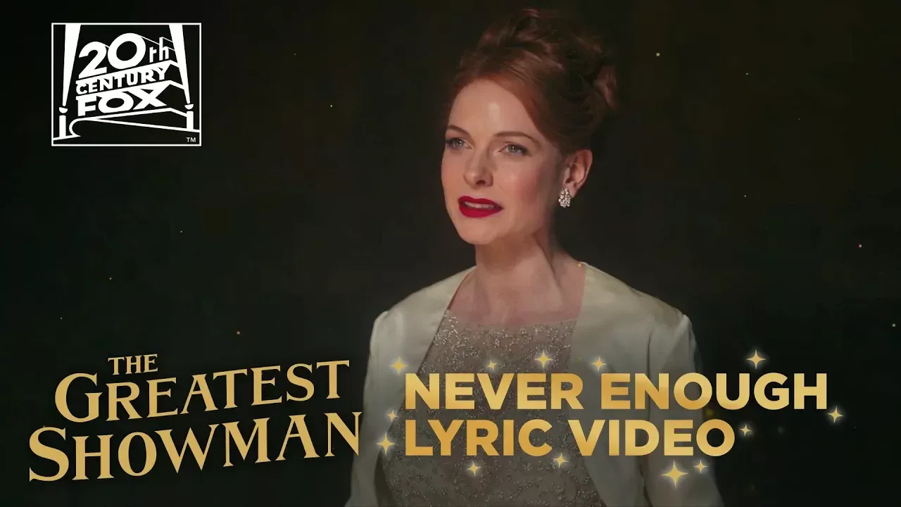 The Greatest Showman | "Never Enough" Lyric Video | Fox Family Entertainment