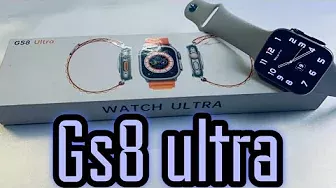 مراجعة الساعة GS8 ultra وحدة من اجمد الساعة بديل apple ultra watch