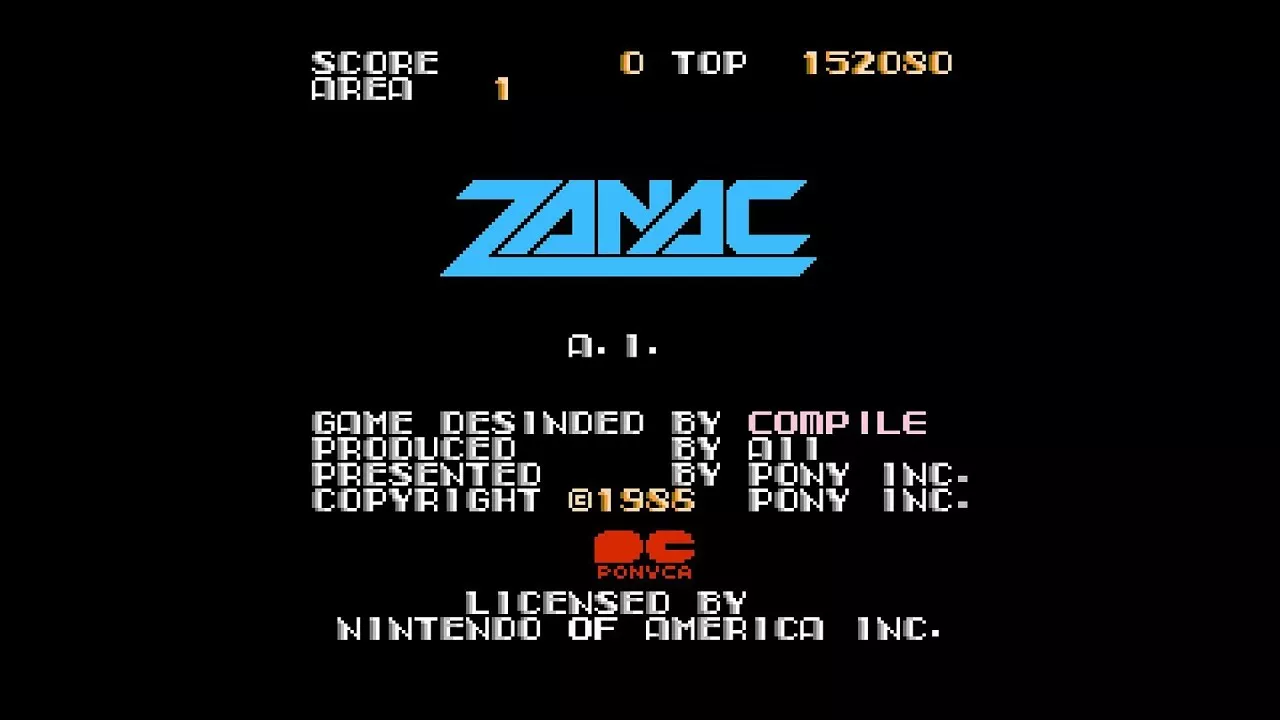 Zanac (NES): Полное Прохождение