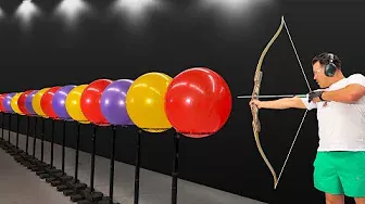 How Many Exercise Balls Stops an Arrow?
