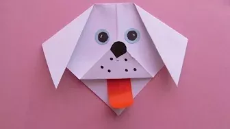 СОБАЧКА. Легкое Оригами  для Детей Своими Руками. Видео