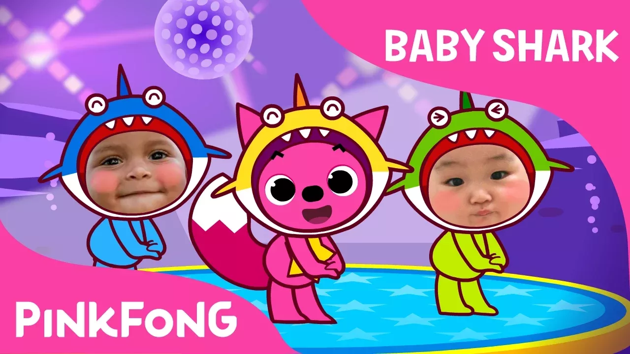 Baby Shark Dance With Kids Wearing Shark Costumes! | Animal Songs | PINKFONG Songs for Children