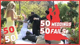 BIGGEST WEDDING FAILS! // 50 Weddings, 50 Fails!