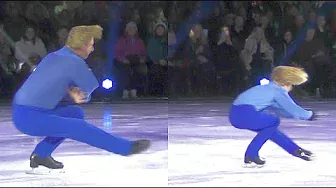 Lit the ice! Evgeni Plushenko performed with his son in St. Petersburg. 6.11.22