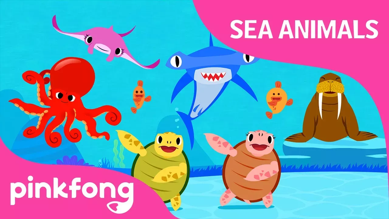 Move Like Sea Animals | Sea Animal Songs | Animal Songs | Pinkfong Songs for Children