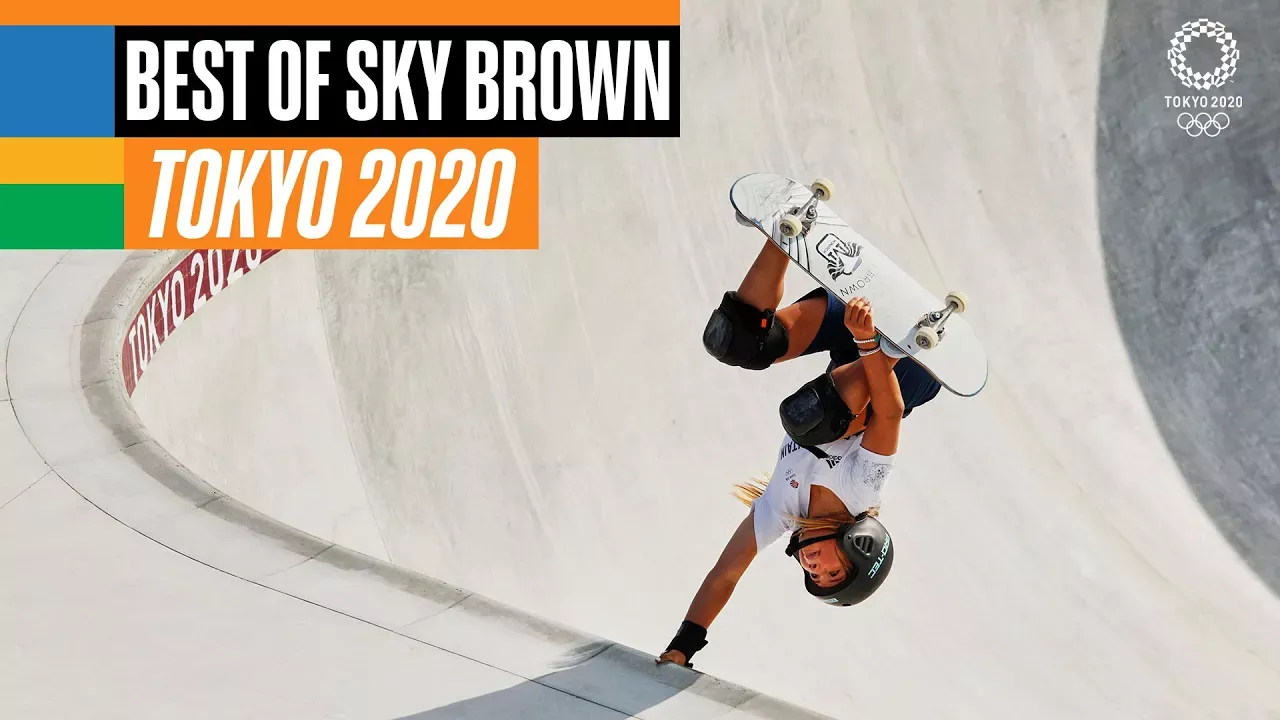 The best of Sky Brown 🛹 at the Olympics!