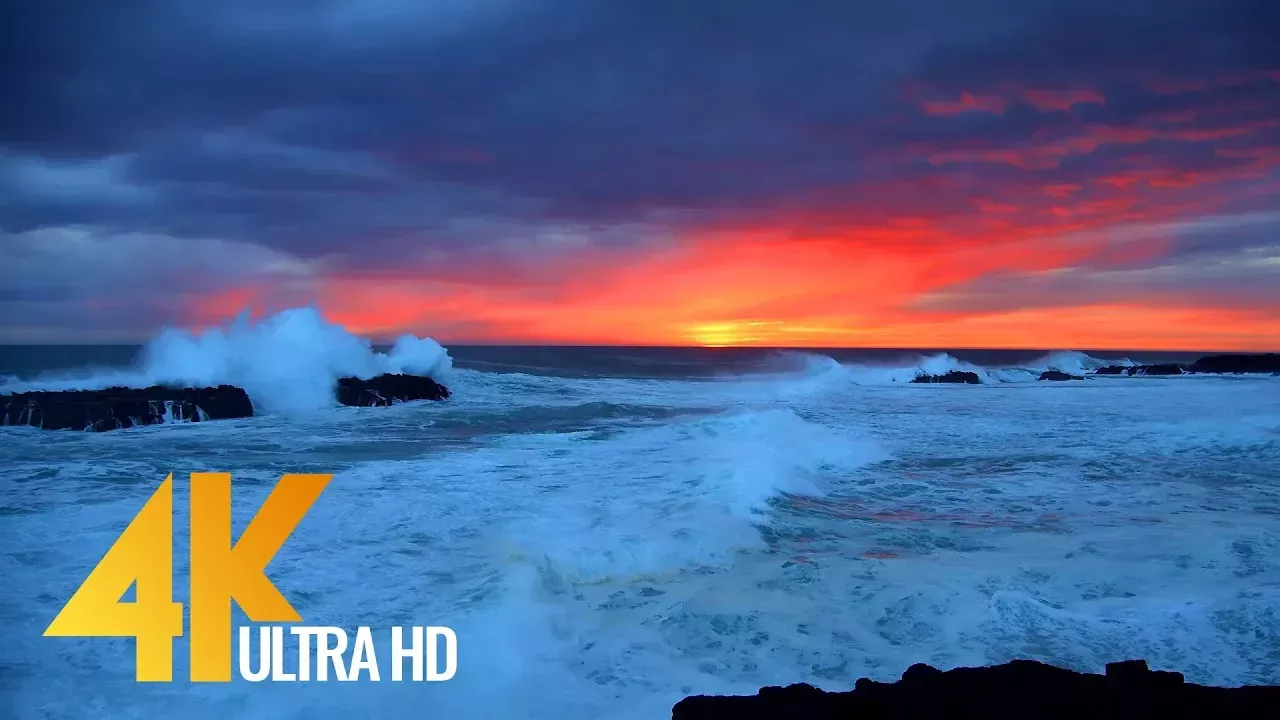 The Magic of Icelandic Coastline in 4K 60fps - Relaxing Nature Video - 10-Bit Color